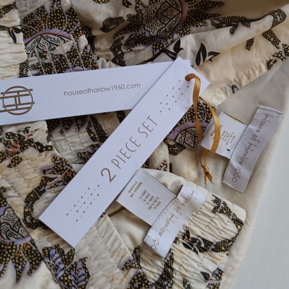 HOUSE OF HARLOW 1960 Size L Women's 2-Piece set (Top + Skirt) - Picture 5 of 8